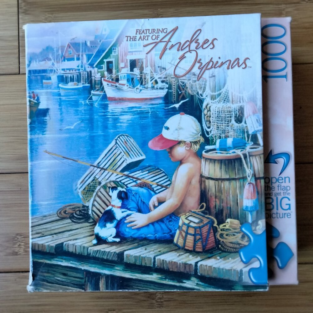 "First Catch" Andres Orpinas 1000 Piece Jigsaw Puzzle by Masterpieces Puzzle USA